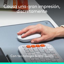 Logitech Pop Mouse Inalámbrico Bluetooth, 1000-4000 DPI, Personalizable, Blanco Logitech Pop Mouse Inalámbrico Bluetooth, 1000-4000 DPI, Personalizable, Blanco