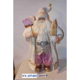 DKD Home Decor Figura de Navidad Fantasía Rosa Gris 34x83x45 cm para Decoración en Poliéster, PVC y Madera Precio: 42.82674. SKU: S3035297