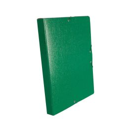 Carpeta Proyectos Liderpapel Folio Lomo 30 mm Carton Gofrado Verde