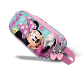 Disney Minnie Mouse Estuche Portatodo Escolar 3D Doble Compartimento con Cremallera - Rosa Precio: 10.69000031. SKU: B16RVG9355