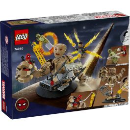 LEGO 76280 Marvel Spider-Man vs. Sandman: La Batalla Final, Juguete de Construcción con Minifiguras de Superhéroes