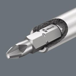 Wera Kraftform Kompakt 27 RA 1 - Destornillador Múltiple con 6 Puntas Phillips y Hexagonales