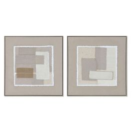 Cuadro Urban DKD Home Decor Beige Marron 3.2 x 62 x 62 cm (2 Unidades) Precio: 79.49999959. SKU: B1AQ3Z4XSW