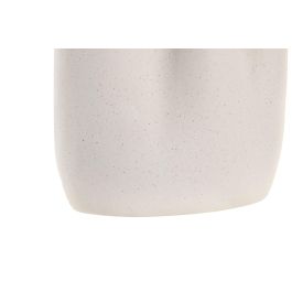 DKD Home Decor Jarrón Scandi de Cerámica Blanco 12 x 23.5 x 19.5 cm (4 Unidades)