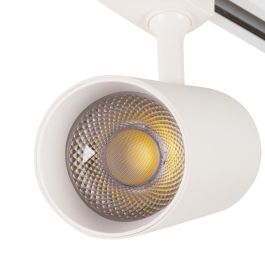 1916-TL-30W-M-CCT Foco de Carril Monofásico COB LED Regulable Flicker Free 30W Blanco CCT Seleccionable 3000-6000K 3000Lm CRI90
