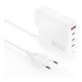 4smarts 545100 Cargador GaN Flex Pro 100W 3 USB-C + 1 USB-A para Viaje