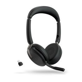 Auriculares con Micrófono Jabra Evolve2 65 Flex Negro