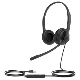 Yealink UH34 Dual Teams Auriculares USB con Cable, 20 Hz-20 kHz, 1.2 m