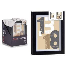 Portafoto Pared Madera Paspartu 13X18Cm Negro Giftdecor (12 Unidades) Precio: 30.50000052. SKU: B14TPRLD5X