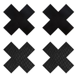 Pezoneras Peekaboo X Negro Talla única