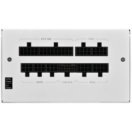 Sharkoon Rebel P20 Fuente de Alimentación 850W ATX 3.1 12V-2x6 Totalmente Modular Cybenetics Gold Ventilador Silencioso Blanco