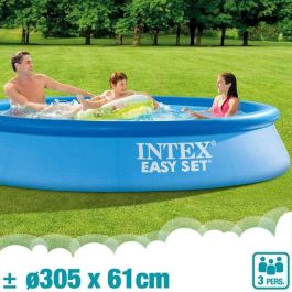 Piscina hinchable redonda easy set con depuradora filtro (capacidad 3077 litros) 305x61 cm