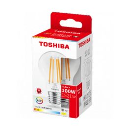 Bombilla LED TOSHIBA E27 A60 10.5W 1521Lm Blanco Cálido [TO-DELS-FBW410E27AD11]