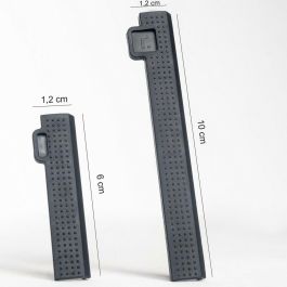 Rati V01764 Protector de Borde de Puerta para Coche. Protege de Abolladuras y Rayones, Material TPE, Autoadhesivo Fácil Instalación.