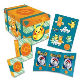 POKEMON JUEGO DE CARTAS Cofre del Tesoro Juego de Cartas Coleccionables Español con Pikachu, Sprigatito ex y más
