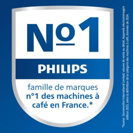 Philips HD6553/21 Cafetera Senseo Original 1450W, 1 o 2 tazas, Pantalla Táctil, Parada Manual, Apagado Automático - Azul Gris