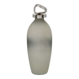 Botella Gris Plateado Aluminio Cristal 12 x 12 x 36 cm Decorativa Precio: 46.5850002662. SKU: B1C6ZP3FX9