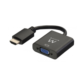 Ewent EW9864 adaptador de cable de vídeo 0,2 m HDMI VGA, 3.5mm Negro Precio: 10.78999955. SKU: S0210557