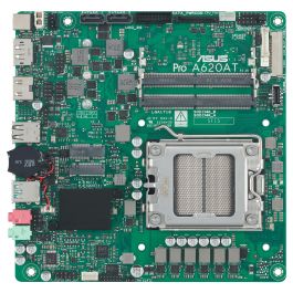 ASUS Placa Base PRO A620AT-CSM, AMD A620A, Socket AM5 para Ryzen 7000/8000/9000, DDR5 (hasta 128 GB), 3x almacenamiento M.2/SATA, HDMI 2.1, DisplayPort, USB 3.2, Mini ITX Precio: 170.9900005. SKU: B19KRGCGXT