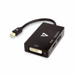 Adaptador Mini DisplayPort a VGA/DVI/HDMI V7 V7MDP-DPDVIHDMI-1E Negro Precio: 15.49999957. SKU: S55019187