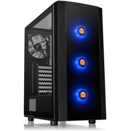 Thermaltake Versa J25 TG RGB - Torre Gaming RGB con Panel Lateral de Cristal Templado
