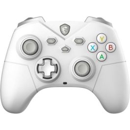 MSI FORCE GC300 WIRELESS Mando Gaming Blanco Bluetooth/USB Compatible con Windows, Android, iOS - S10-43G0230-EC4 MSI FORCE GC300 WIRELESS Mando Gaming Blanco Bluetooth/USB Compatible con Windows, Android, iOS - S10-43G0230-EC4