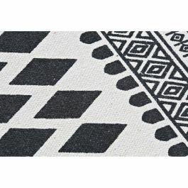 Alfombra DKD Home Decor Negro Blanco (80 x 50 x 1 cm)