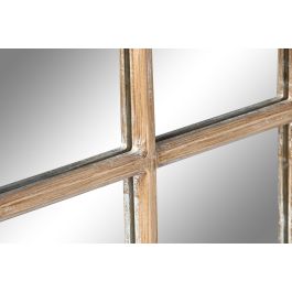 DKD Home Decor Espejo Tradicional Natural Paulownia Cristal 4 x 128 x 68 cm