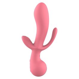 Vibrador clásico Dream Toys Amour Triple Pleasure Rosa
