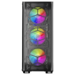 Mars Gaming MC-KX Torre Gaming Negro con Refrigeración CPU FREEZER, 5 Ventiladores ARGB, Soporte E-ATX, Cristal Templado