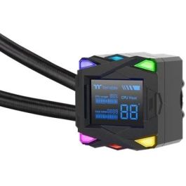Thermaltake LA240-S ARGB Kit de refrigeración líquida para placa base, ventilador 12 cm, negro