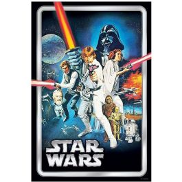 Prime 3D Puzzle Libro Lenticular 3D Star Wars - 300 Piezas, Imagen Holográfica, Cartel Antiguo de Cine