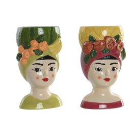 Macetero Tropical DKD Home Decor Multicolor 13 x 23 x 13 cm (6 Unidades) Precio: 117.78999947. SKU: B1GT4CB7MX