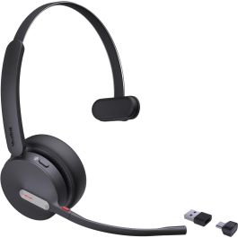Yealink BH70 Mono Teams Auricular Bluetooth Inalámbrico USB-C/A para Oficina y Centro de Llamadas Negro