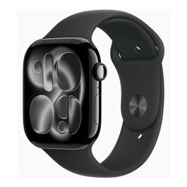 Apple MEUX4QL/A Watch Series 11 GPS 46mm Negro Azabache Correa Deportiva Negra (M/L)