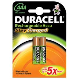 Pilas Recargables DURACELL HR03 1.2 V AAA (2 Unidades) Precio: 7.88999981. SKU: B1735YPRHY