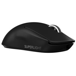 Logitech PRO X SUPERLIGHT Ratón Gaming Inalámbrico Ligero (<63g) con Sensor HERO y Tecnología LIGHTSPEED, Negro
