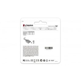 Kingston MLP Lector de Tarjetas SD MobileLite Plus USB 3.2 Gen 1 Compatible UHS-II y UHS-I Portátil Kingston MLP Lector de Tarjetas SD MobileLite Plus USB 3.2 Gen 1 Compatible UHS-II y UHS-I Portátil