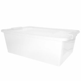 Caja de Almacenaje con Tapa Curver Blanco Plástico 26 L 55 x 19 x 35 cm (7 Unidades)