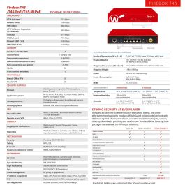 Firewall Watchguard WGT45673 RJ45 USB-A 3.2 Wi-Fi Wi-Fi 6 GHz
