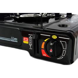 Alpen Camping Cocina Portátil Tyrol 1 Fuego Compacta 2.0kW para Gas 227g Uso Exterior con Maletín Reforzado Alpen Camping Cocina Portátil Tyrol 1 Fuego Compacta 2.0kW para Gas 227g Uso Exterior con Maletín Reforzado