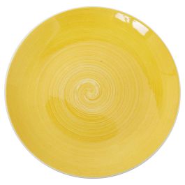 Vajilla Alexandra House Living Amarillo Porcelana 27 x 1 x 27 cm