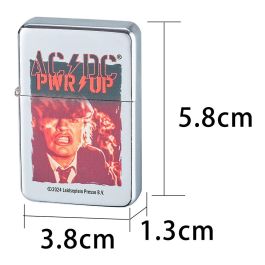 Champ Mechero Gasolina AC/DC Modelos Variados Euro/U