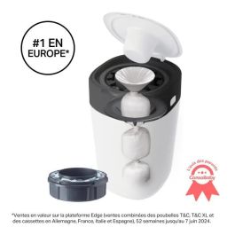 Tommee Tippee Bandeja para Pañales Twist & Click Blanco, Contenedor para Pañales con Aislamiento de Olores y Gérmenes Precio: 46.69000017. SKU: S7100072
