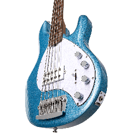 Sterling by Music Man StingRay Ray35 Bajo Eléctrico - Blue Sparkle con Pastillas Alnico Humbucking y EQ 3 Bandas