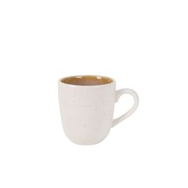 La Mediterranea Mug Calobra Crema 100 cc (6,3 cm ancho x 6,8 cm alto x 9 cm largo) (36 Unidades)