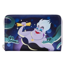 Loungefly Cartera Úrsula La Sirenita Disney con Cremallera, Brilla en la Oscuridad y Herrajes Plateados 15x9.37cm Precio: 35.58999983. SKU: B17YNTYDZN