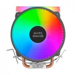 Mars Gaming MCPU33 Ventilador Disipador CPU 140W TDP FRGB Ultra Silencioso 3 Heatpipes 110mm Multisocket Universal