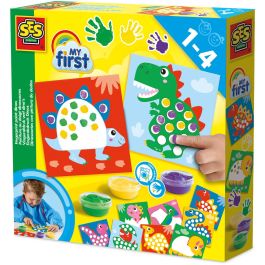 Ses Creative SES1710479942074 Mi Primero - Kit de Pintar con los Dedos de Dinosaurios - Incluye 10 cartas Precio: 23.78999997. SKU: B1GMY23BL9