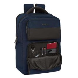 Cartera Escolar Safta Business Black-Blue-Grey Mochila 2 Bolsillos Portatil 15,6-'+Usb 310x130x440 mm Cartera Escolar Safta Business Black-Blue-Grey Mochila 2 Bolsillos Portatil 15,6-'+Usb 310x130x440 mm
